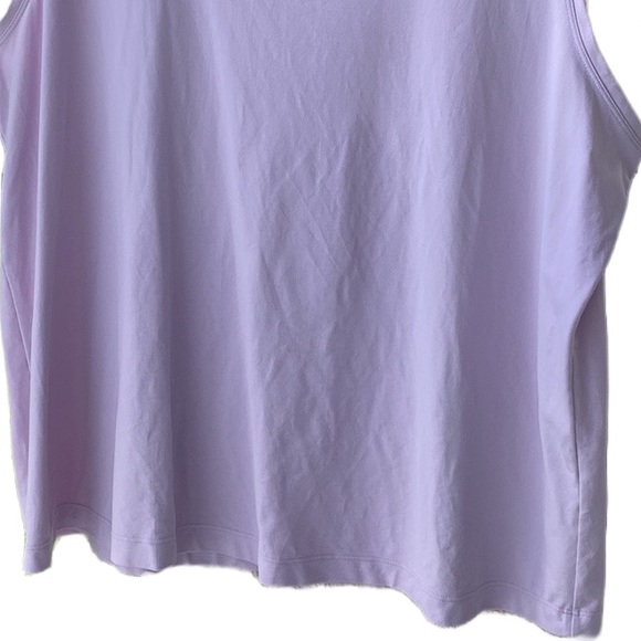 💜Karen Kane Lavender Soft & Silky Stretch Knit Sleeveless Tank Top Plus-Size 2X - Picture 4 of 11